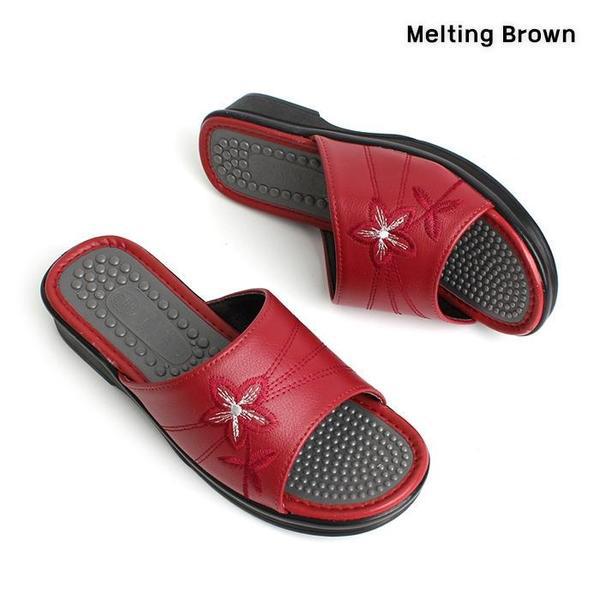 女性用デイリー指圧スリッパ オフィス用 2色