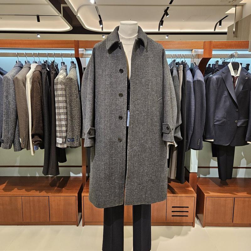 バルマカン手作りオーバーフィットロングコート3種択1(CIO14S0M7)