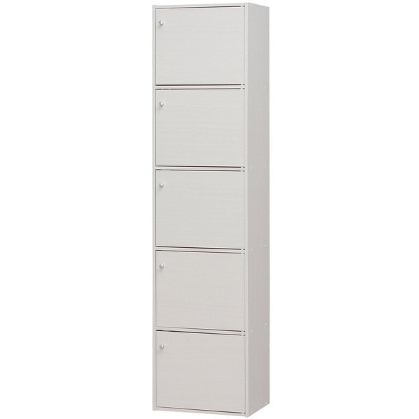 CX-55FD オフホワイト [カラーボックス 5ドアタイプ 5段] メーカー直送