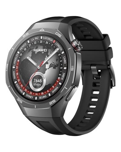 HUAWEI WATCH GT 5 Pro 46mm スマートウォッチ ゴルフナビ機能搭載 3Dコースマップ 心電図（ECG）高度なランニングサ