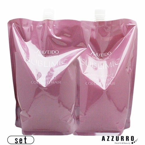 資 生堂 サブリミック ルミノフォース シャンプー 1800ml トリートメント 1800g 詰め替え 合計2点セット【宅急便対応】 14,357円