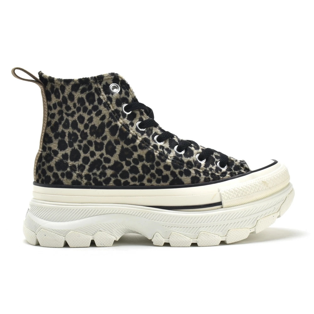 コンバース オールスター (R) レディース トレックウエーブ アニマルファー HI ハイカット 厚底 レオパード CONVERSE R TREKWAVE ANIMALFUR HI【31310220】