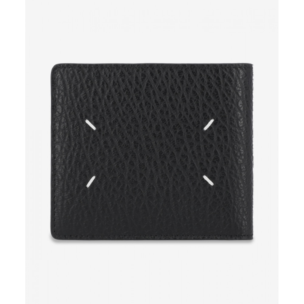 メゾン マルジェラ スリム 2 二つ折り財布 - ブラック / SA1UI0016P4455T8013