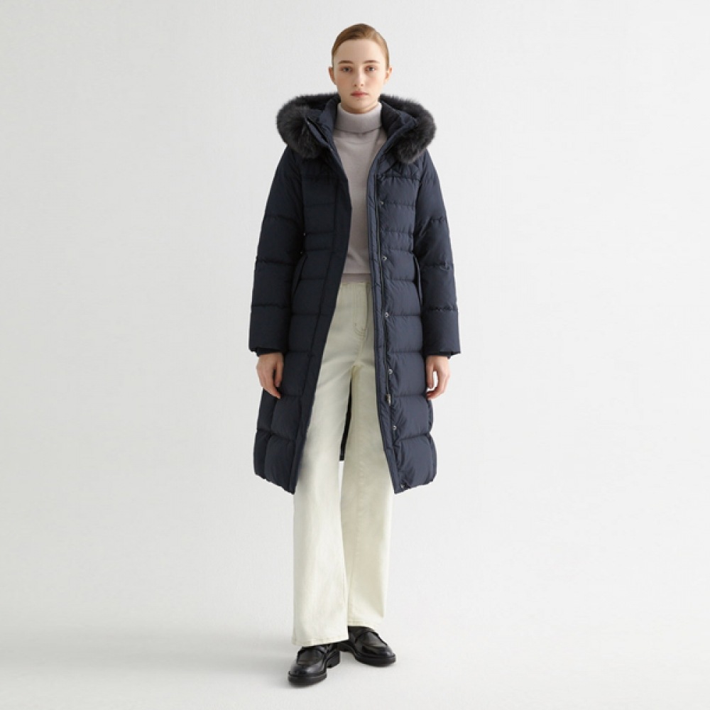 (シーズミス) フォックスファーグースダウンロングパッド入りジャンパー_ssgjpo42020