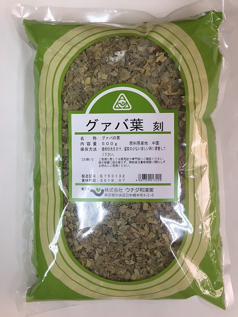 ３個　５００ｇ　【送料無料】　ウチダ　グァバ葉　500ｇ