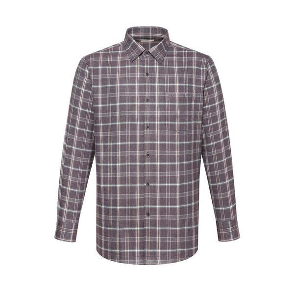 起毛ポリ混紡ミディアムチェックシャツ レギュラーフィット レッド___DKW2SHCL124R1 7,371円