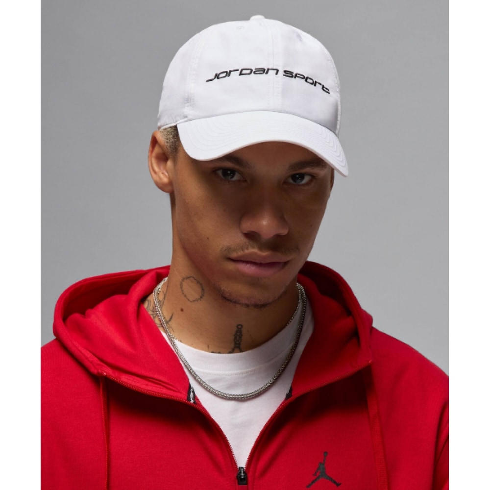 ナイキジョーダンクラブアンストラクチャードハット-ホワイト:ブラック/ FZ2020-100