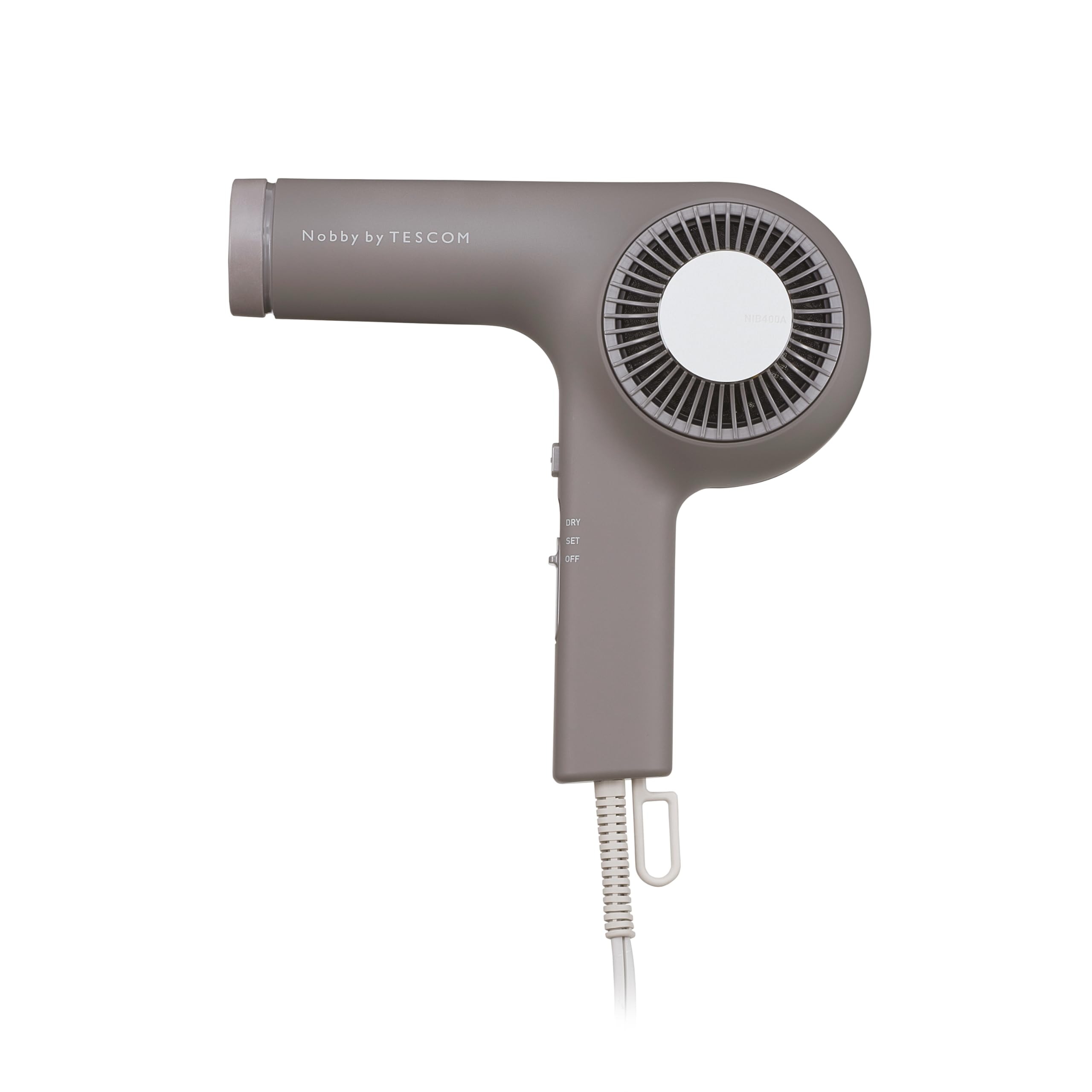テスコム ヘアドライヤー プロフェッショナルプロテクトイオン 軽量 NIB400A ラク抜きプラグ Nobby by TESCOM ノビー スモーキーグレー NIB400A-H