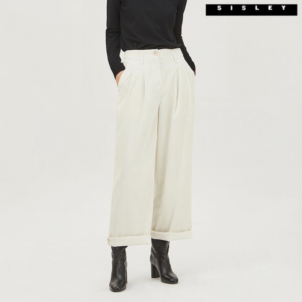 (シスレー) シスレーレイコーデュロイワイドパンツ SAPTF2361_IV