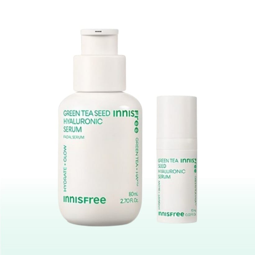 [低刺激 保湿 セラム 韓国人気] グリーンティー シード ヒアルロン酸 セラム 80ml+10mlセット しっとりとした 水分チャージ グリーンティーセラム おすすめ 韓国正規品