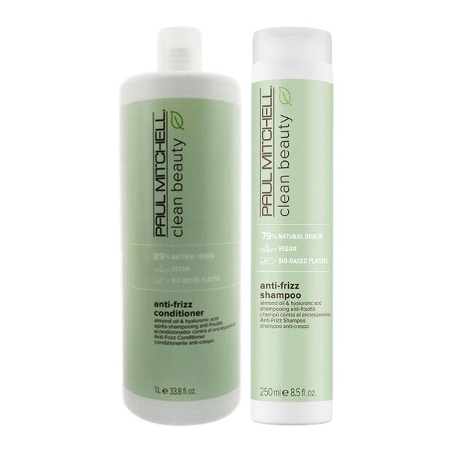 クリーン ビューティー A フリッズ シャンプー と クリーン ビューティー A フリッズ コンディショナー のセット 1000ml(サロンサイズ）x2