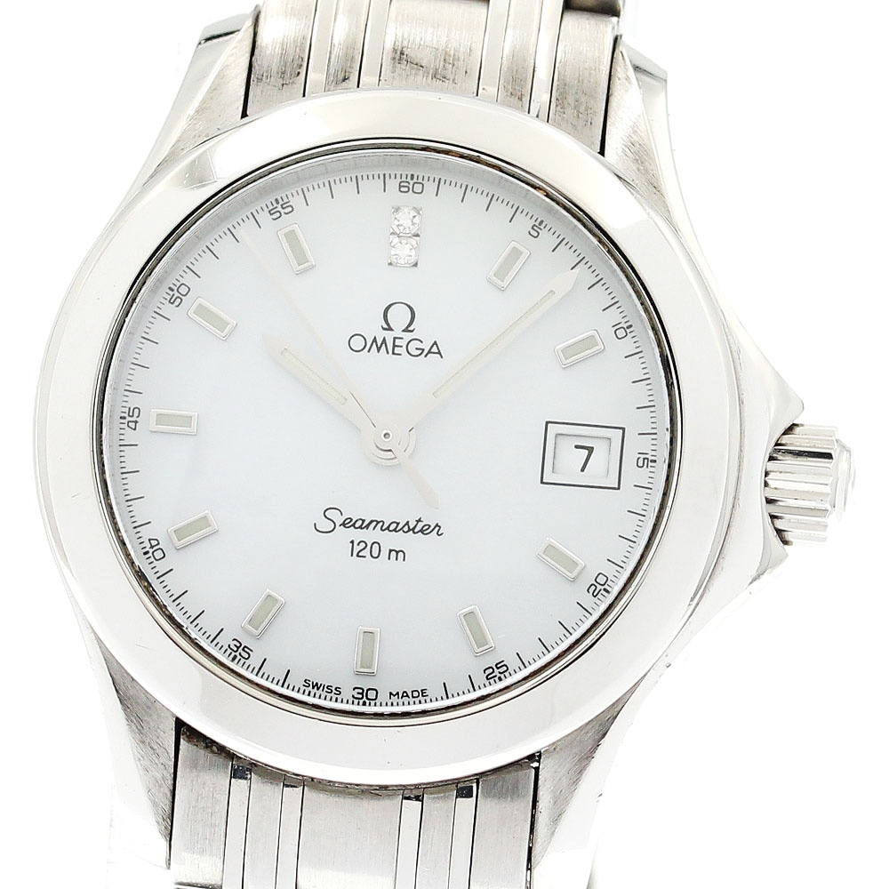 オメガ OMEGA 2581.64 シーマスター120Ｍ 2Pダイヤ クォーツ レディース _893902【中古】 57,600円