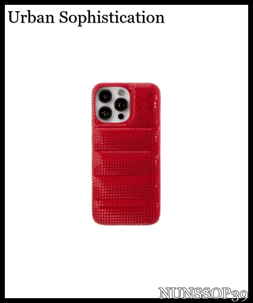 Urban Sophistication THE PUFFER CASE - RHINESTONES IN DORO