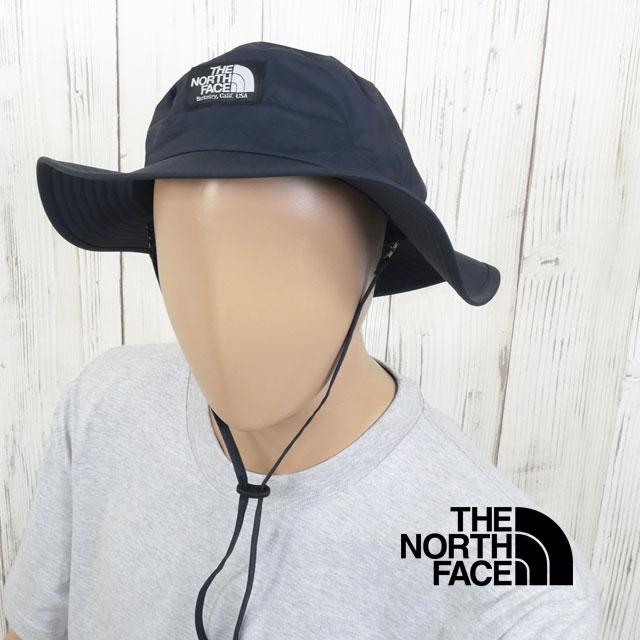 ザ・ノース・フェイス 帽子 メンズ NN02544 ウォータープルーフホライズンハット レディース 防水 透湿 軽量 あご紐付き カジュアル アウトドア 男女兼用 日焼け予防 日除け 小物 黒