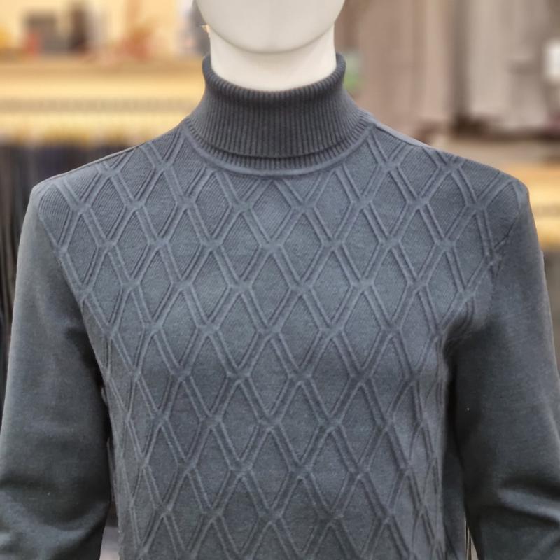 アーガイル柄ロングタートルネック PPKR4302341_SH