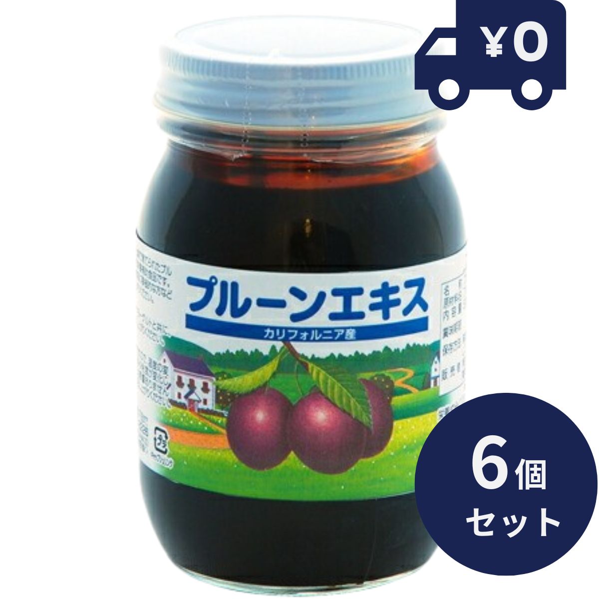 プルーンエキス 530g 6個セット リケン 日本製 ユニマットリケン 　プルーン プルーンジャム パンやヨーグルトと共に ジャム シリアル 食品 7,856円