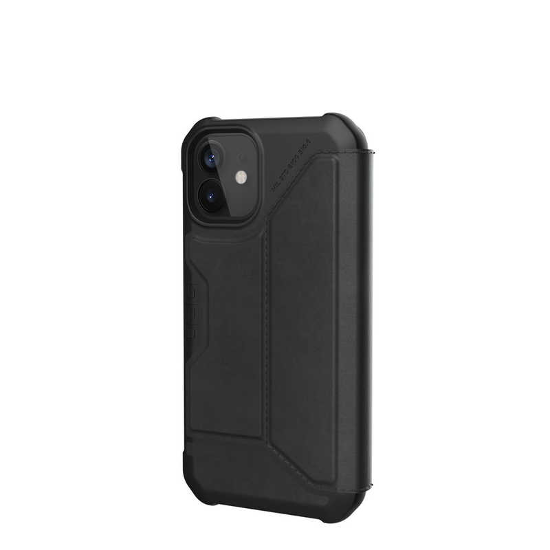 UAG　iPhone 12 mini (5.4) UAG METROPOLIS手帳型ケース ブラック　UAG-RIPH20SF-LBK ブラック