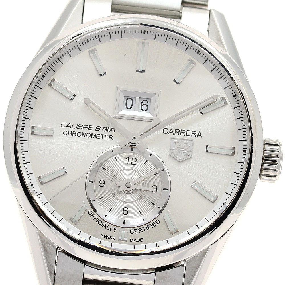 タグホイヤー TAG HEUER WAR5011-0 カレラ グランドデイト GMT 自動巻き メンズ _889309【中古】