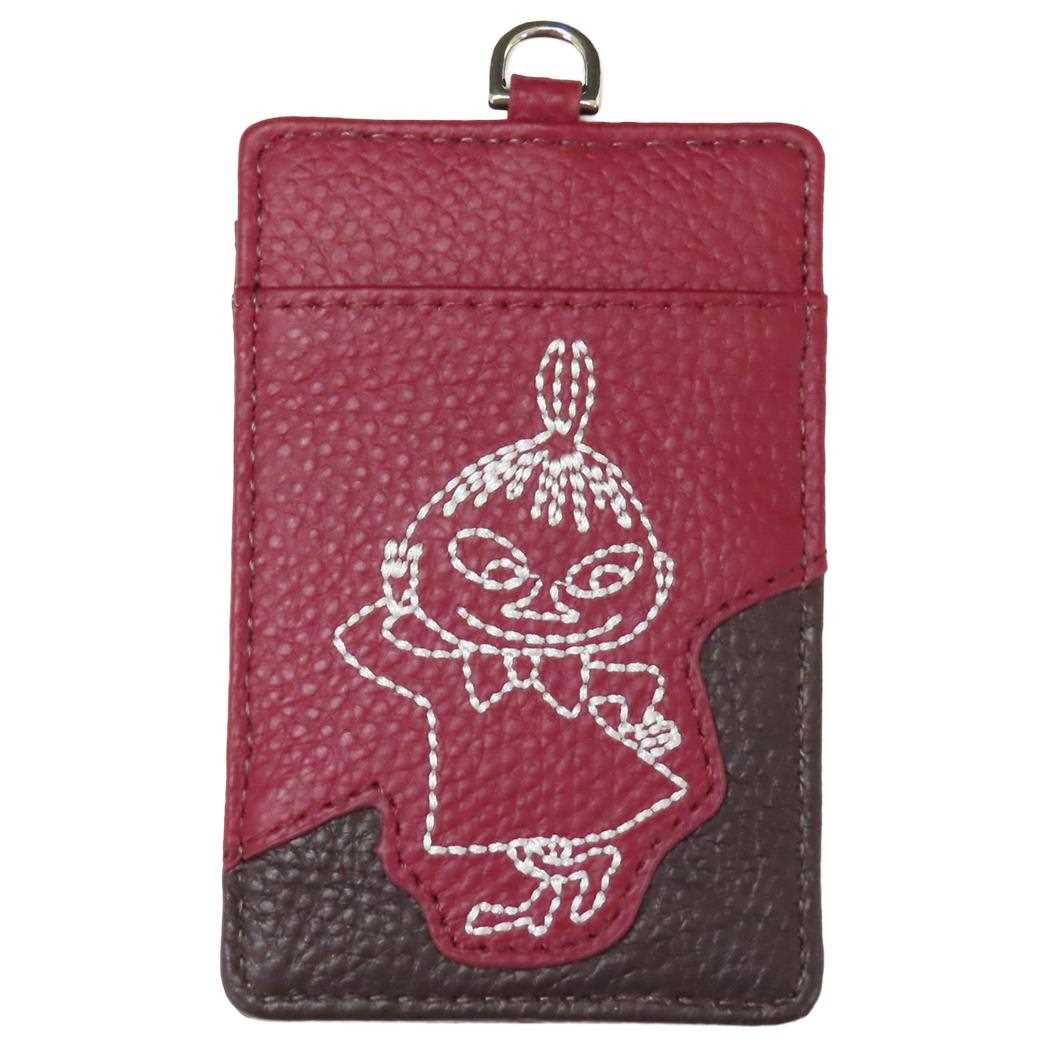 ムーミン 定期入れ 本革パスケース リトルミイ 北欧 キャラクター グッズ