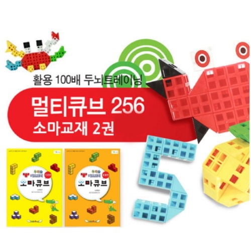 ブレインフォレストマルチキューブ256+相馬教材2巻幼稚園児童家学院教習教区団体創造力