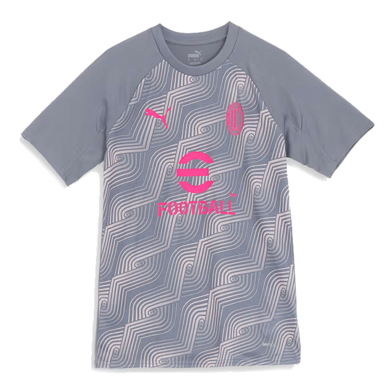 ACM メンズ ACミラン プレマッチ 半袖 シャツ サッカー ウェア レプリカ 24SS(774024-02)