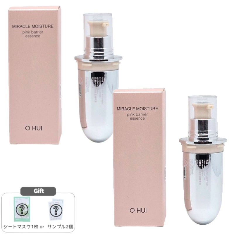 ミラクルモイスチャー ピンクバリアエッセンス リフィル 50mL×2個 保湿ケア ツヤ肌 韓国スキンケア 敏感肌用 正規品
