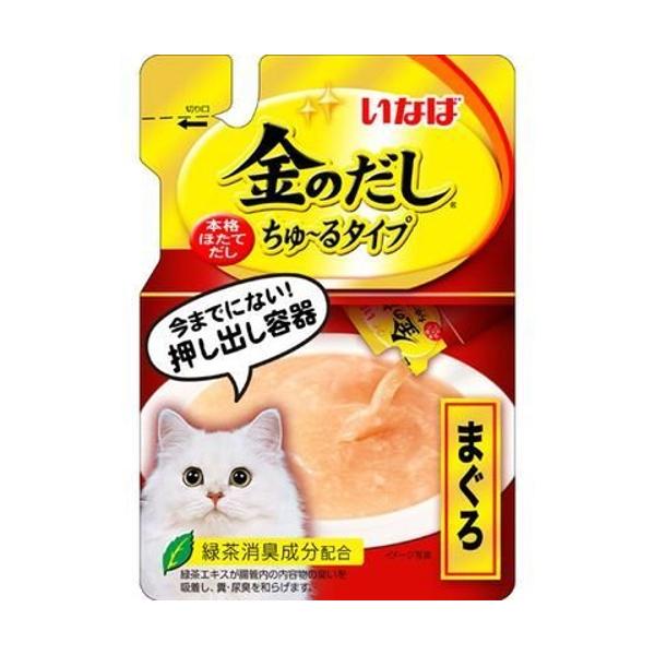 金のだし ちゅ〜るタイプ まぐろ とりささみ入り 140g