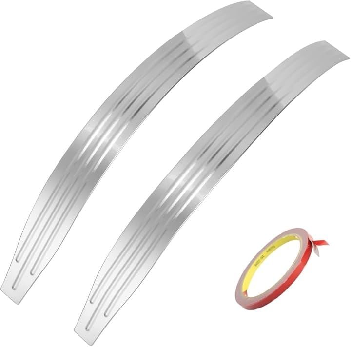 Uccellino ハイゼットトラック対応 フェンダーカバー 予備の両面テープ付 HIJET 500系 S500P S510P( シルバー, 車種専用サイズ)