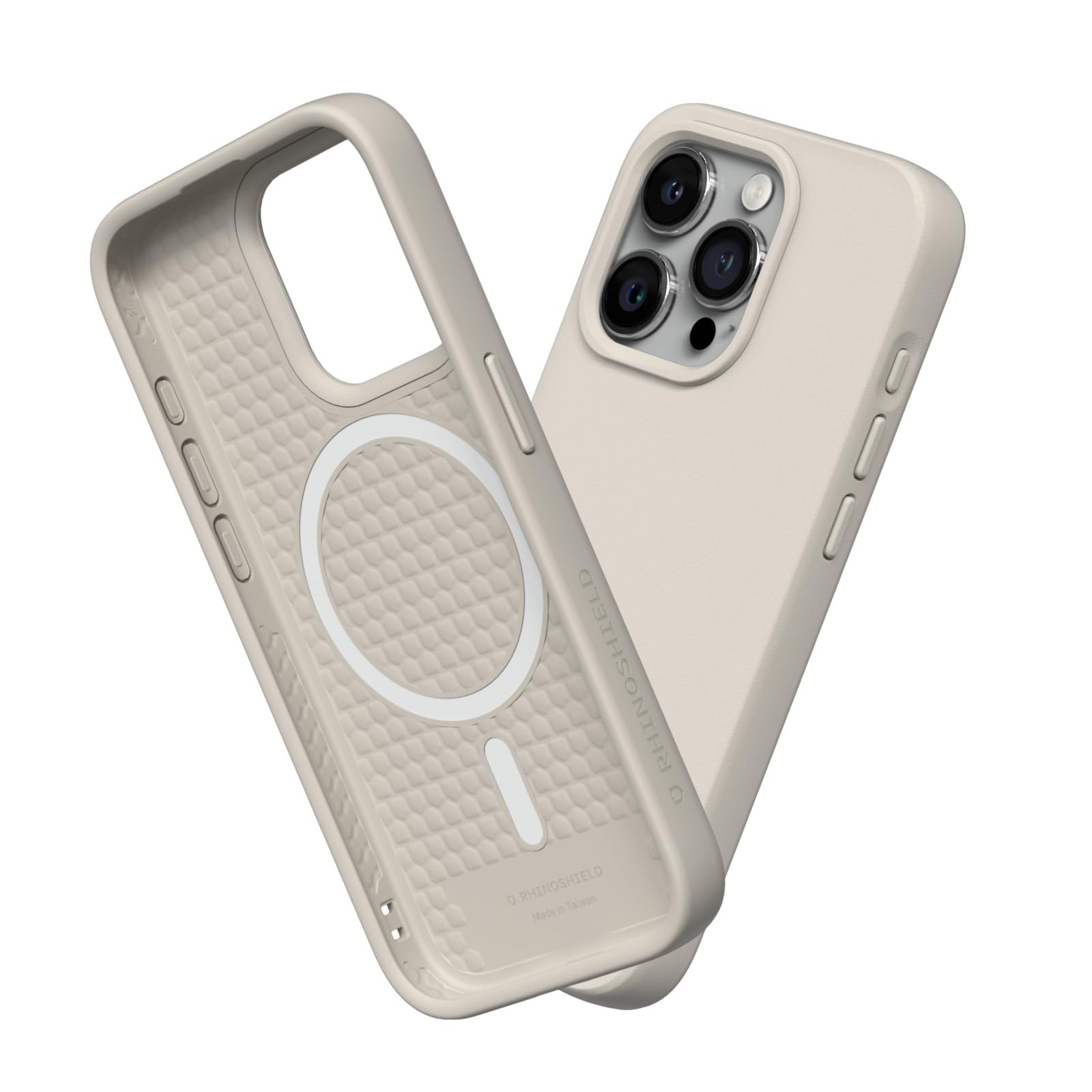 RHINOSHIELD [iPhone 15 Pro Max] SolidSuit ケース MagSafe対応 耐衝擊 米軍MIL規格 衝撃吸収 傷 指紋 防止 薄型 軽量 SGS認証 - シェルベー