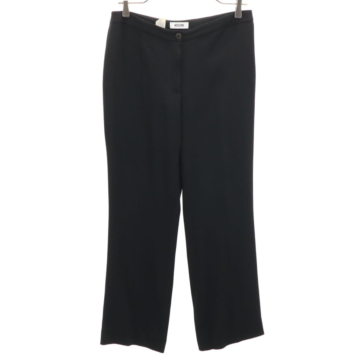 イタリア製 シルクブレンド ロングパンツ 42 ブラック レディース 古着 4,855円