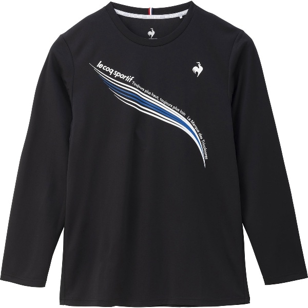 ルコック Le coq sportif プラクティス長袖シャツ テニス プラクティスシャツ LN4FLT10M-BK00 メンズ