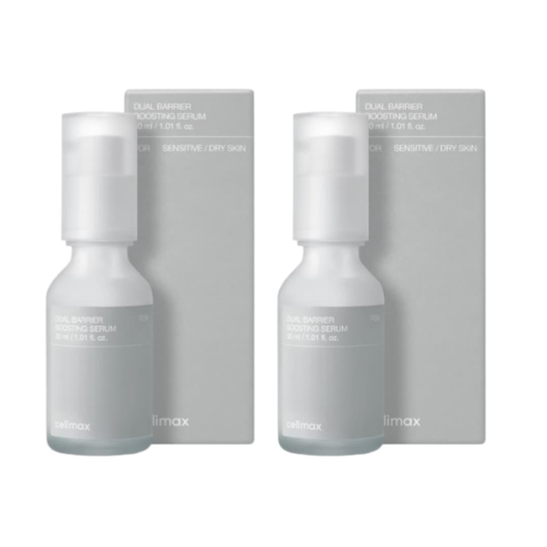 デュアルバリア ブースティング セラム 30ml 2個 敏感肌用 保湿美容液 イチョウ葉エキス ツボクサエキス 二重保湿 バリアケア 乾燥肌対応 フェイスケア スキンケア