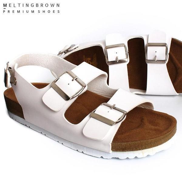 男性用レザーサンダル メンズレザーサンダル ビジネスサンダル SK23