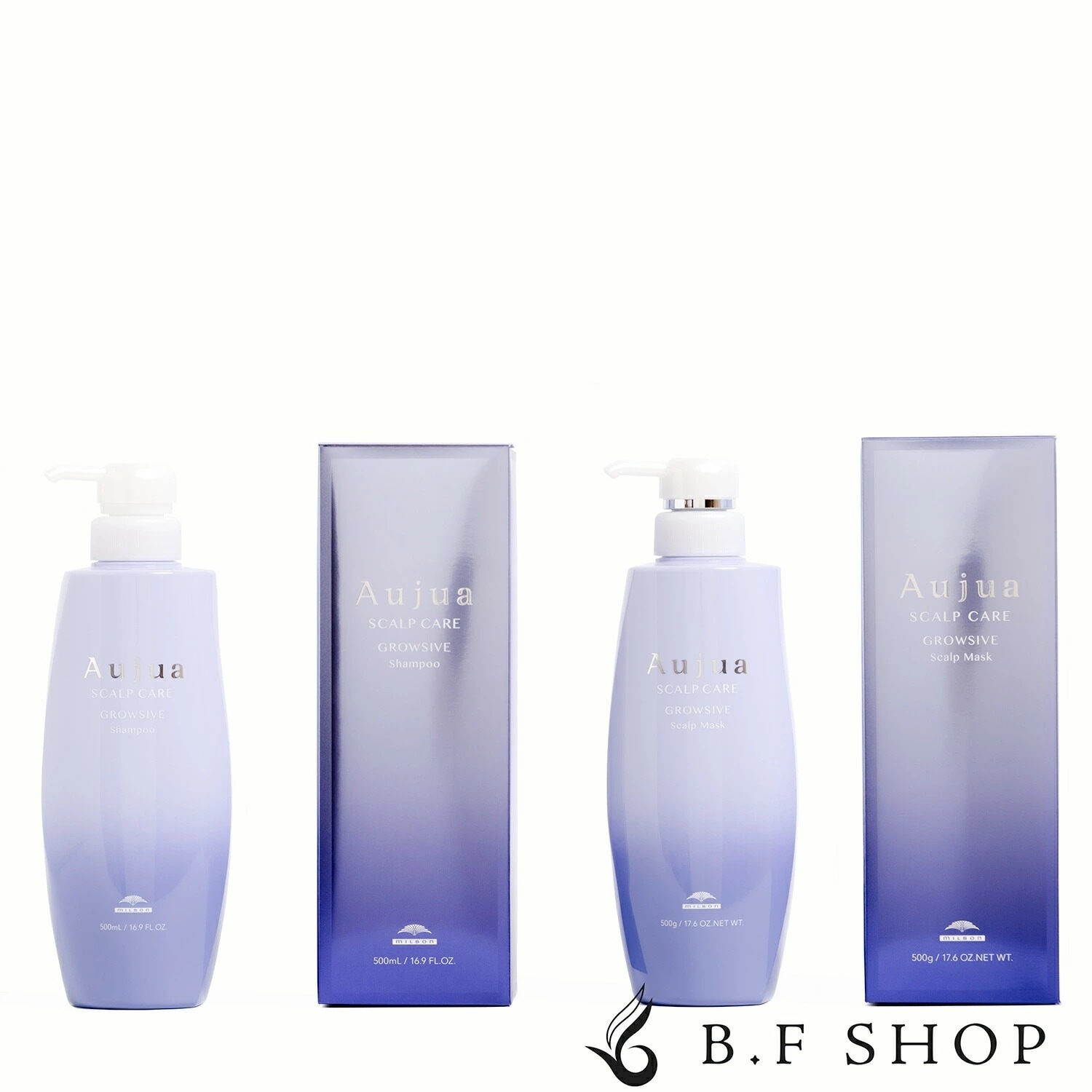 【セット品】ミルボン オージュア グロウシブ シャンプー ＆スカルプマスク 500ml ヘアトリートメント 薬用頭皮用シャンプー 医薬部外品 LSC 10,570円