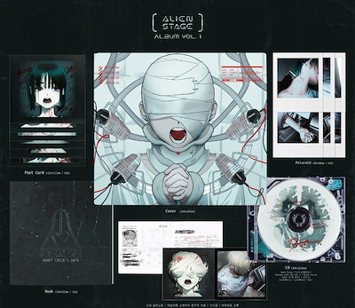 エイリアンステージ alienstage 韓国 ポップアップ CD BOX
