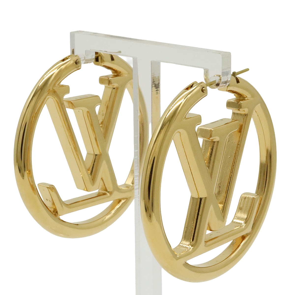 ピアス フープ ルイーズ フープピアス GP ゴールド M6428