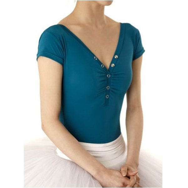 Victoria Leotards 韓国バレエ服 ジゼルレオタード 大人バレエ服 趣味バレエ服 半袖レオタード Vデニエールレオタード