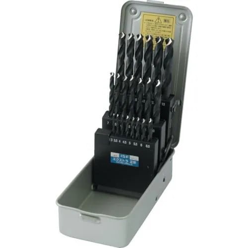 【メーカー直送品】ISF エクストラ正宗ドリル 21本組セット(スチールケース入り) EXD-21S