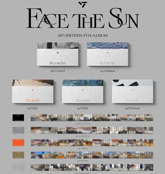 [SEVENTEEN] - 4th Album Face the Sun (Set)