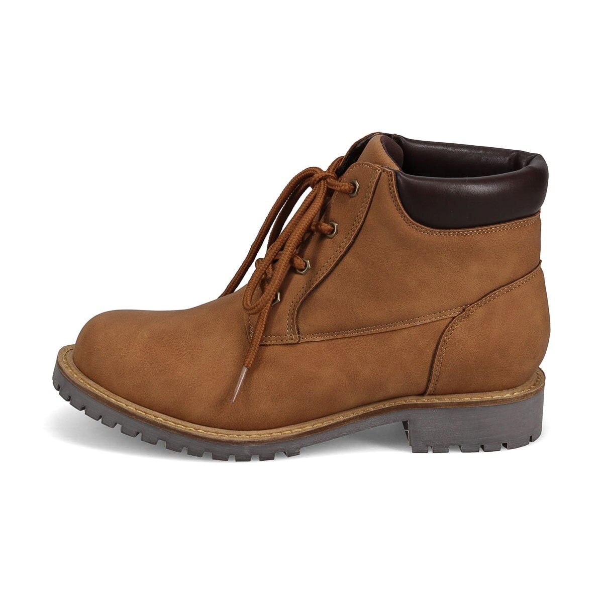 ノルディックライト ショートブーツ レディース ローヒール レースアップ ワークブーツ NL0058F