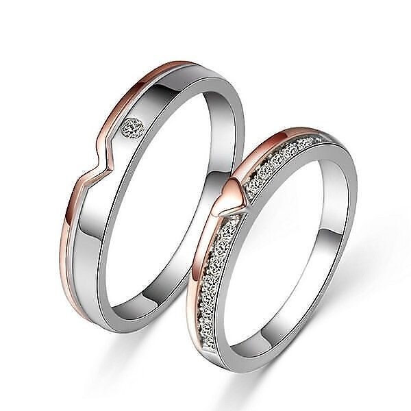 指輪 メンズ レディース ペアリング ダイヤ ハート キャンペーンもお見逃しなく ゴールド 結婚指輪 SILVER925 人気 シンプル プレゼント クリスマス 新作多数
