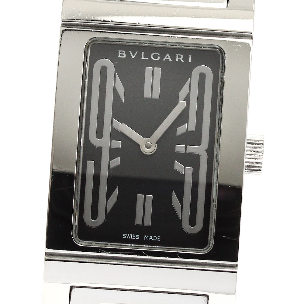 ブルガリ BVLGARI RT39S レッタンゴロ クォーツ レディース 保証書付き_897465【中古】 47,400円