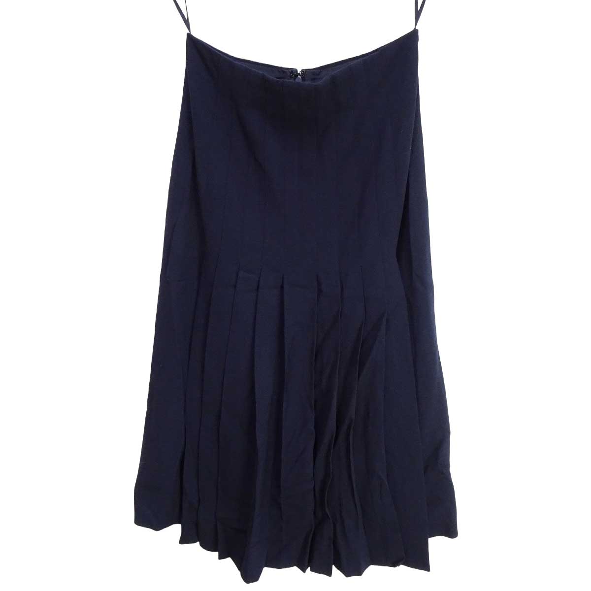 【中古】シャネル BOUTIQUE スカート 38 ネイビー レディース CHANEL