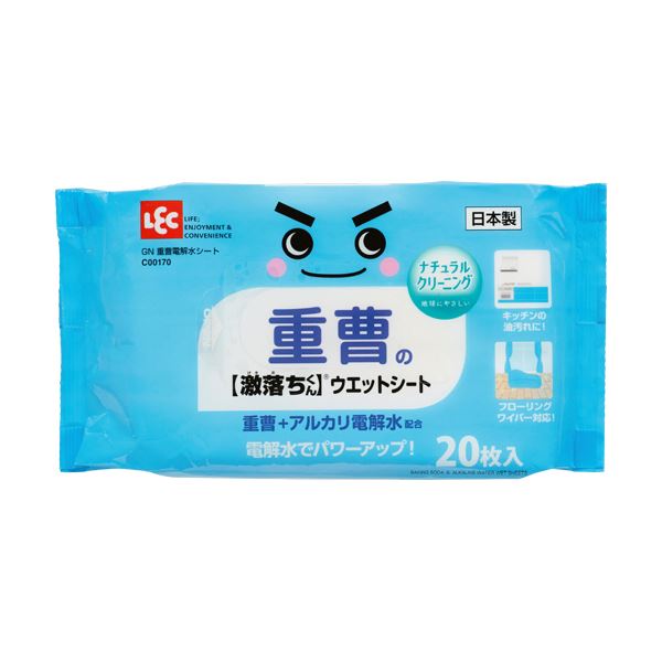 （まとめ）レック 重曹電解水シート C00170 1パック（20枚）(×20セット)