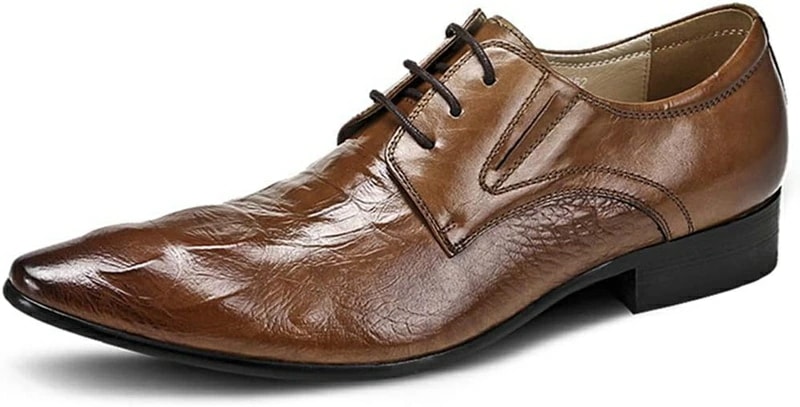 本革 ビジネスシューズ メンズ 大きいサイズ 革靴 黒 ロングノーズ 脚長 トレンド 外羽根 紳士靴 ビジネス フォーマル 冠婚葬祭 結婚式 赤 茶色 レースアップシューズ カジュアル パーティー 2