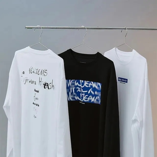 NewJeans X 藤原ヒロシ COLLER 長袖Tシャツ / 公式グッズ LINE FRIENDS KPOP