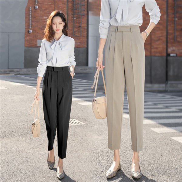 テーパードパンツ レディース ビジネススラックス ノータック ストレッチ スリムスラックス 細身 美脚 美シルエット きれいめ 春夏 バレンタイン 2023 プレゼント