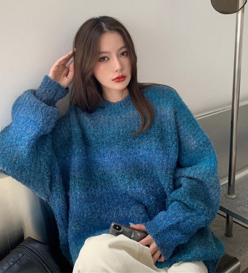 トップス アウター セーター プルオーバー 長袖 Uネック きれいめ シンプル 大人 おしゃれ クール ストライプ 春 秋 冬 レディース デート お出かけ 休日 旅行 普段使い 韓国系 スタイル