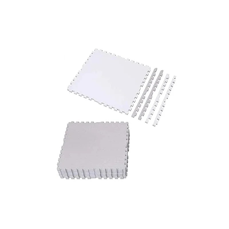 【即納】アイリスオーヤマ ジョイントマット 極厚1.8cm 6060cm 16枚組 ノンホルムアルデヒド 洗える グレー / ホワイト JMRN-616