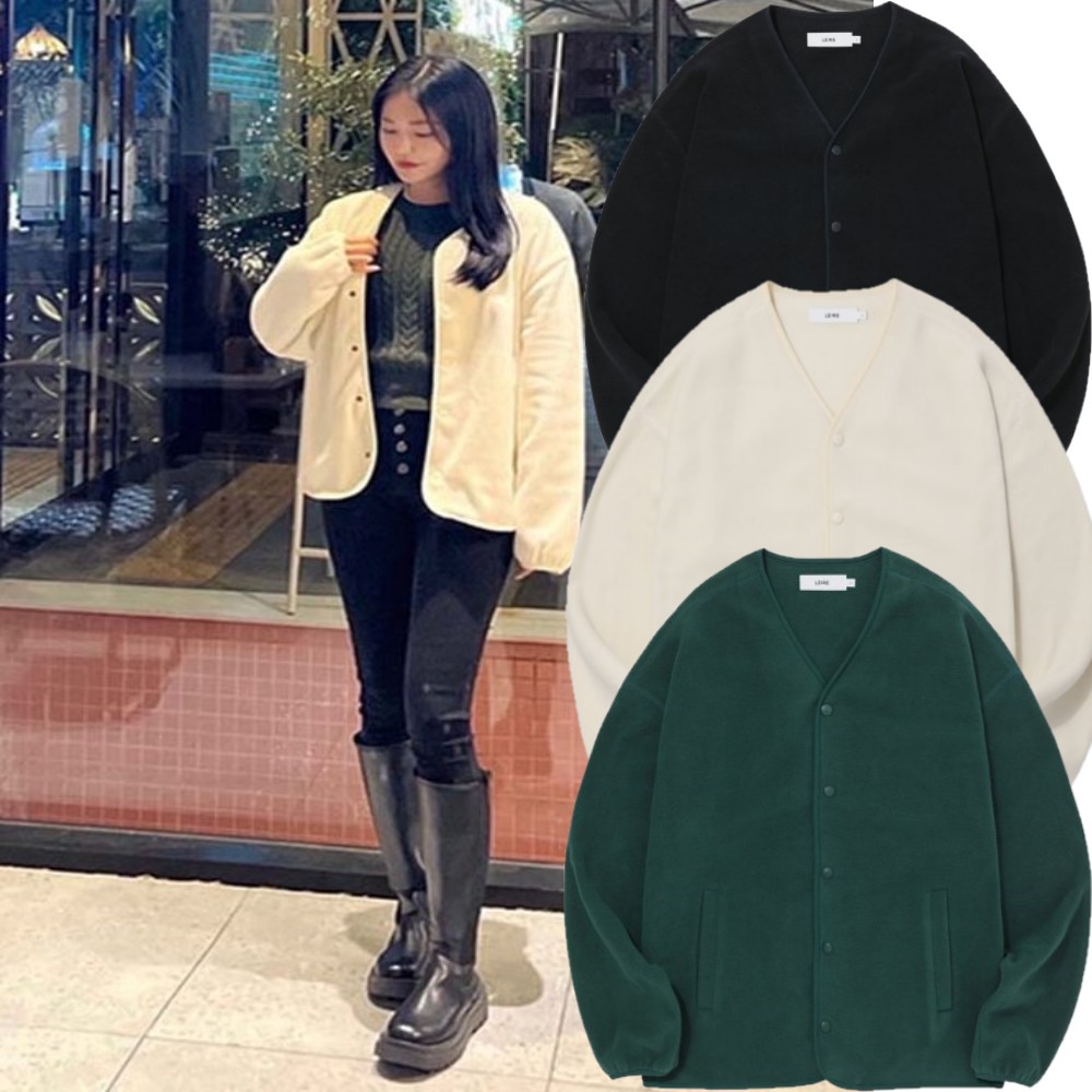 [クーポン贈呈] Cheat-Key Fleece カーディガンV NECK/ユニセックス